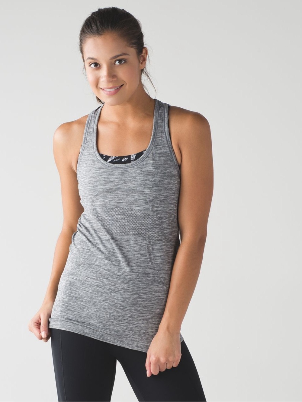 Lululemon Swiftly Tech Run Racerback Sleeveless Tank Top Shirt light Slate 12 L